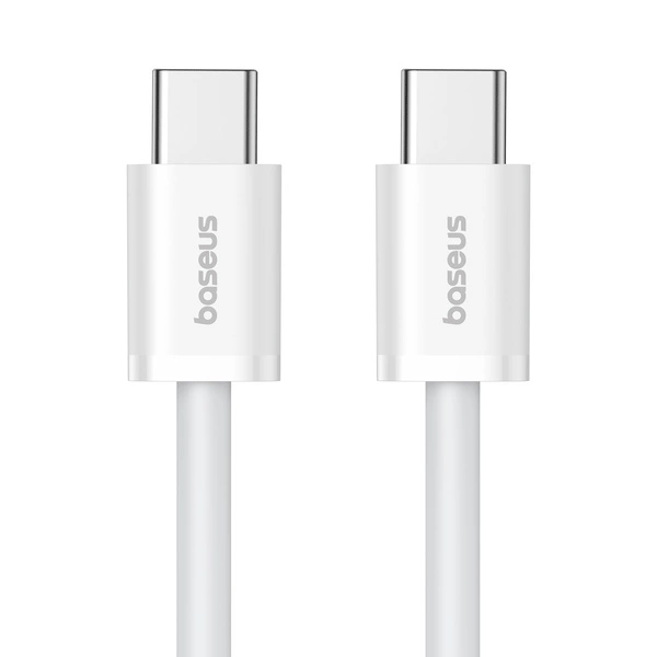 Baseus Superior Series II Schnelladekabel USB-C zu USB-C 30 W 480 Mbit/s Daten-/Ladekabel 2m, Weiß Baseus Superior Series II Schnelladekabel USB-C zu USB-C 30 W 480 Mbit/s Daten-/Ladekabel 2m, Weiß