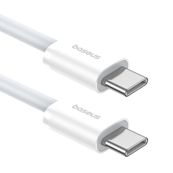 Baseus Superior Series II Schnelladekabel USB-C zu USB-C 30 W 480 Mbit/s Daten-/Ladekabel 2m, Weiß Baseus Superior Series II Schnelladekabel USB-C zu USB-C 30 W 480 Mbit/s Daten-/Ladekabel 2m, Weiß
