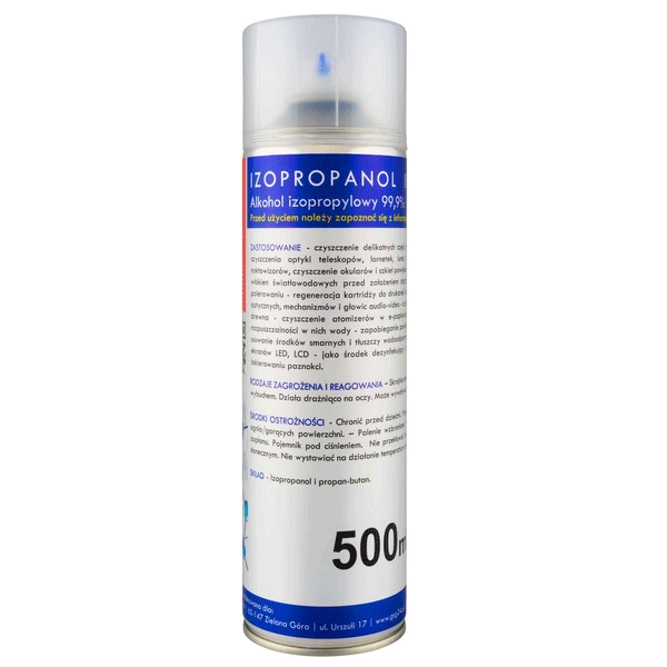 Isopropylalkohol Isopropanol IPA I-MAX 99,9 % Spray 500 ml Isopropylalkohol Isopropanol IPA I-MAX 99,9 % Spray 500 ml