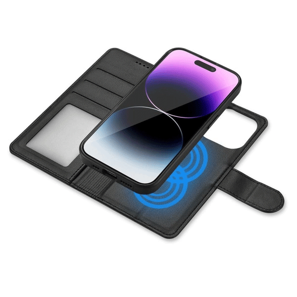 Tech-Protect Duo Wallet MagSafe Schutz-Hülle mit Brieftasche für iPhone 16 Pro Max, Schwarz Tech-Protect Duo Wallet MagSafe Schutz-Hülle mit Brieftasche für iPhone 16 Pro Max, Schwarz