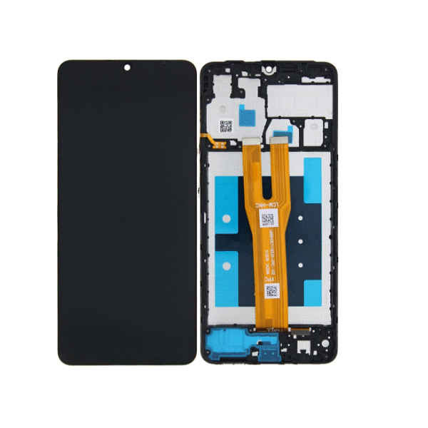 LCD Display + Touchscreen inkl. Rahmen kompatibel mit Samsung Galaxy A06 (A065F), schwarz