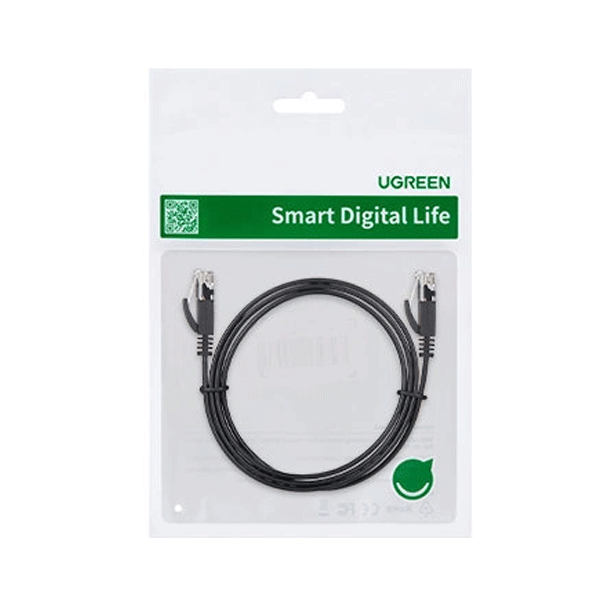 Ugreen Flaches Netzwerkkabel UGREEN Ethernet RJ45, Cat.6, UTP, 8m, schwarz (UGR214BLK) Ugreen Flaches Netzwerkkabel UGREEN Ethernet RJ45, Cat.6, UTP, 8m, schwarz (UGR214BLK)