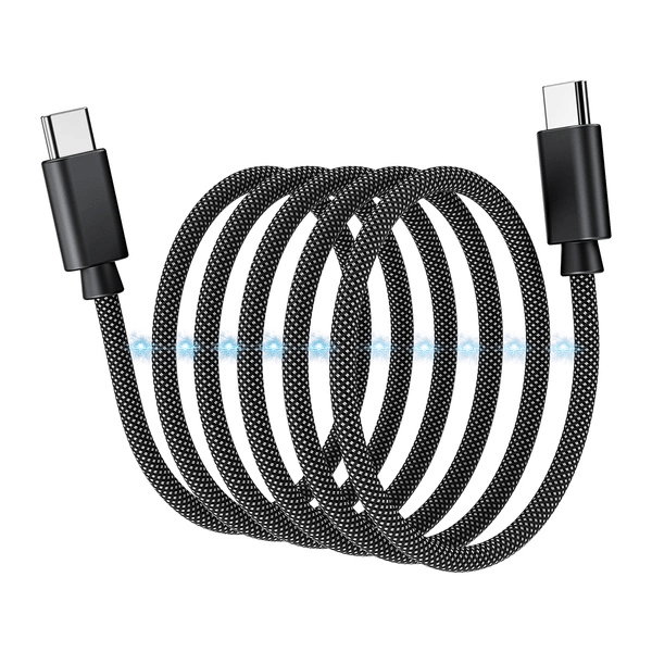 Choetech 240W Kabel mit Power Delivery 3.1 USB-C magnetisch 1,2m, schwarz (XCC-1054) Choetech 240W Kabel mit Power Delivery 3.1 USB-C magnetisch 1,2m, schwarz (XCC-1054)