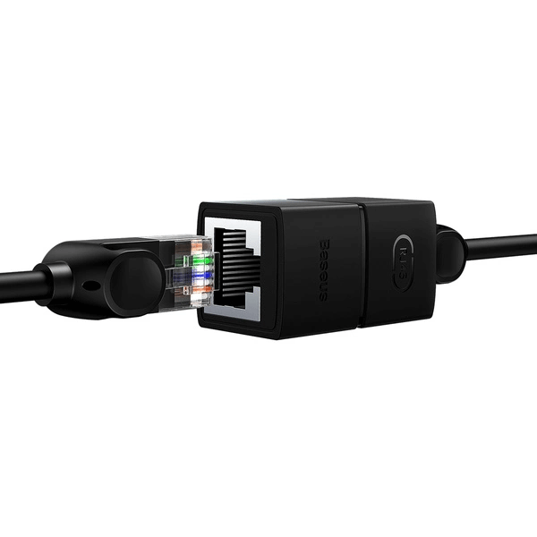 Basus AirJoy Series Netzwerkanschluss RJ-45 Ethernet-Kabelanschluss, schwarz