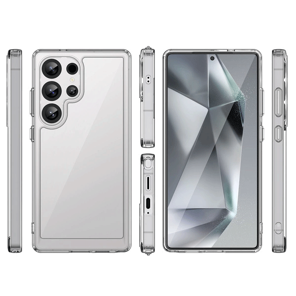 starfix Outer Space Silikon Schutz-Hülle mit Gelrahmen für Samsung Galaxy S25 ULTRA (S931B), transparent starfix Outer Space Silikon Schutz-Hülle mit Gelrahmen für Samsung Galaxy S25 ULTRA (S931B), transparent