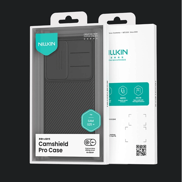 Nillkin CamShield Pro Schutz-Hülle mit Kameraabdeckung Case für Samsung Galaxy S25 (S931B), schwarz