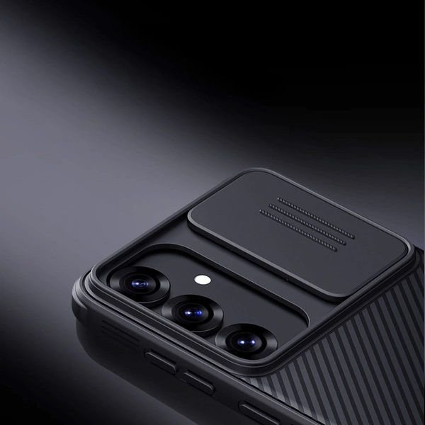 Nillkin CamShield Pro Schutz-Hülle mit Kameraabdeckung Case für Samsung Galaxy S25 (S931B), schwarz