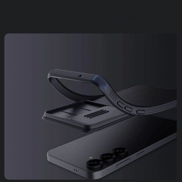 Nillkin CamShield Pro Schutz-Hülle mit Kameraabdeckung Case für Samsung Galaxy S25 (S931B), schwarz
