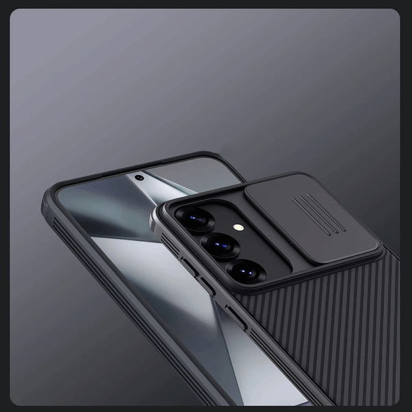 Nillkin CamShield Pro Schutz-Hülle mit Kameraabdeckung Case für Samsung Galaxy S25 (S931B), schwarz