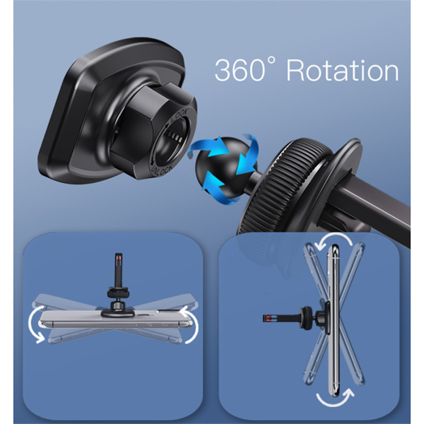 YESIDO C128 Magnet 360 Rotation Universal Halterung mit Lüftungsclip