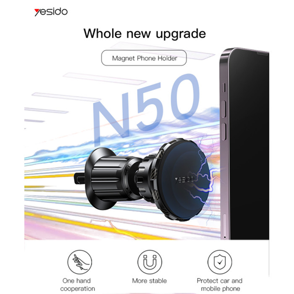 YESIDO C154 Magnet 360 Rotation Universal Halterung mit Lüftungsclip