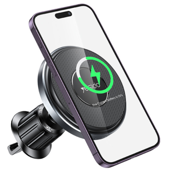 YESIDO C190 Wireless Fast charging Magsafe Halterung mit Lüftungsclip für iPhone 12 - 17 Serie