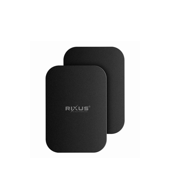Rixus RXHM25 Universal Magnetplatten für Halterung mit Selbstklebende-Montagekleber, schwarz