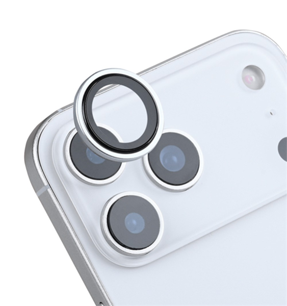 Rixus Metal Shield Kamera-Schutz-Glas passend für Apple iPhone 17 Pro, 17 Pro Max, Grey (RIX02806)