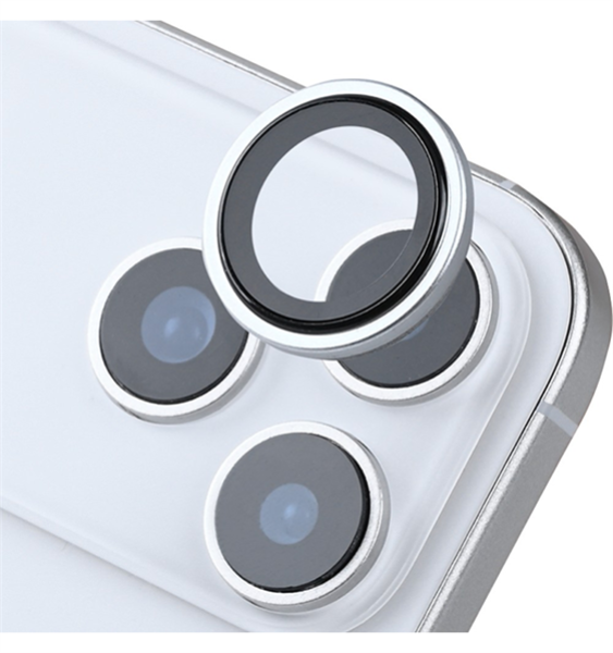 Rixus Metal Shield Kamera-Schutz-Glas passend für Apple iPhone 17 Pro, 17 Pro Max, Grey (RIX02806)