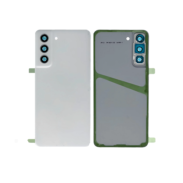 Akkudeckel kompatibel mit Samsung Galaxy S21 FE (G990B), weiss