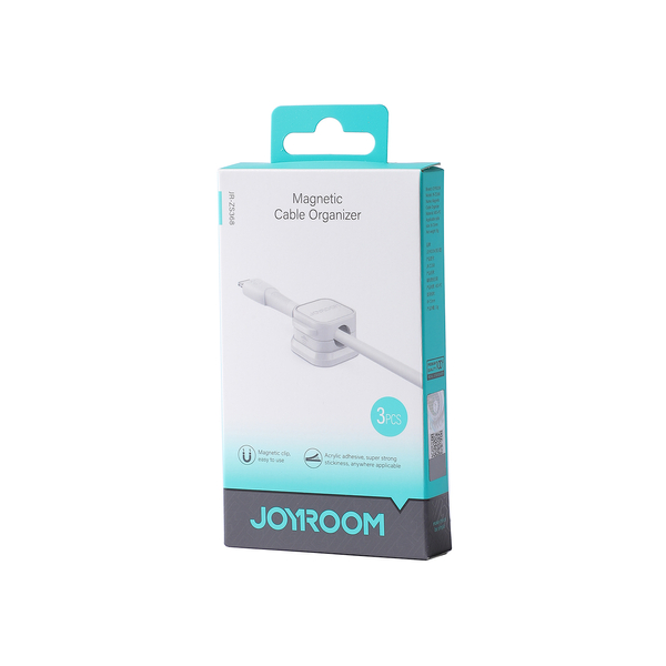 Joyroom JR-ZS368 magnetischer Kabel-Organizer, weiß (3 Stk)