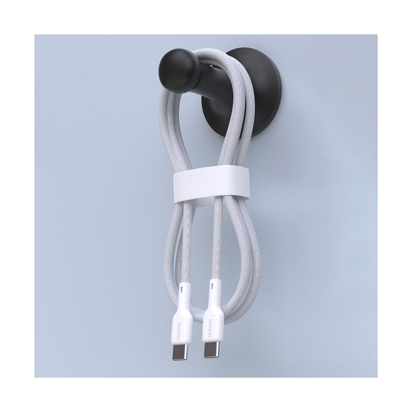 Dudao L9C Max 240W PD USB-C zu USB-C Schnelladekabel 1,2m, weiss (L9CMAX_White 1,2M) Dudao L9C Max 240W PD USB-C zu USB-C Schnelladekabel 1,2m, weiss (L9CMAX_White 1,2M)