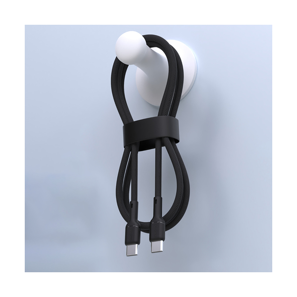 Dudao 65W USB-C zu USB-C Schnelladekabel 1m - Schwarz (L9C_Black 1M) Dudao 65W USB-C zu USB-C Schnelladekabel 1m - Schwarz (L9C_Black 1M)