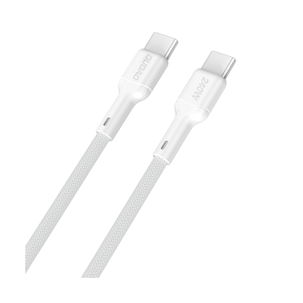 Dudao L9C Max 240W PD USB-C zu USB-C Schnelladekabel 1,2m, weiss (L9CMAX_White 1,2M) Dudao L9C Max 240W PD USB-C zu USB-C Schnelladekabel 1,2m, weiss (L9CMAX_White 1,2M)