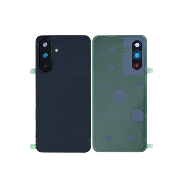 Akkudeckel kompatibel mit Samsung Galaxy A36 A366B mit Kameralinse, schwarz