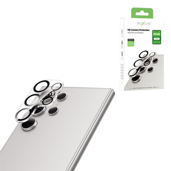 Rixus Clear HD Kamera Glasschutz passend für Samsung Galaxy S25 Edge (S937B)