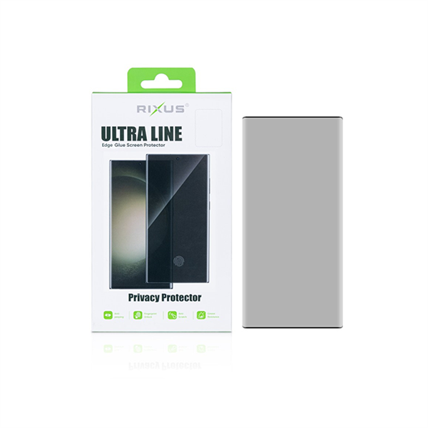 Rixus Privacy Ultra Line Displayschutz-Glas pasend für Samsung Galaxy S24 Ultra