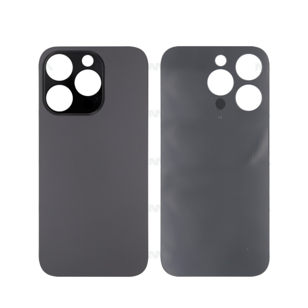 Akkudeckel (Glas) kompatibel mit Apple iPhone 14 Pro Max, Space Black