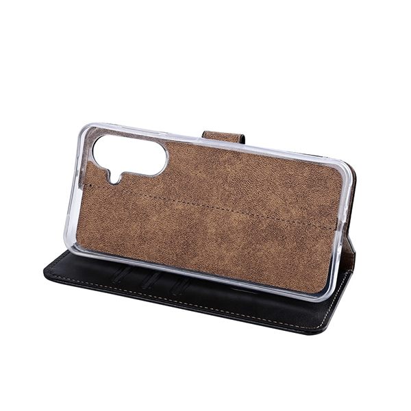 Rixus Flip Book Cover Tasche Schutz-Hülle Case passend für Samsung Galaxy S26 Plus (SM-S947), schwarz