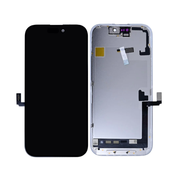 LCD Display (Soft-OLED) + Touchscreen (120Hz) kompatibel mit iPhone 17 (IC Removable), schwarz