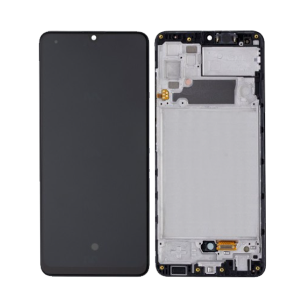 LCD Display (Soft-OLED) kompatibel mit Samsung Galaxy A32 4G (SM-A325) inkl. Rahmen, schwarz