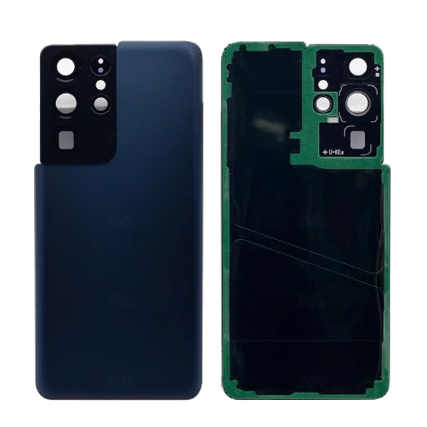Akkudeckel kompatibel mirt Samsung Galaxy S21 Ultra (SM-G998B), navy