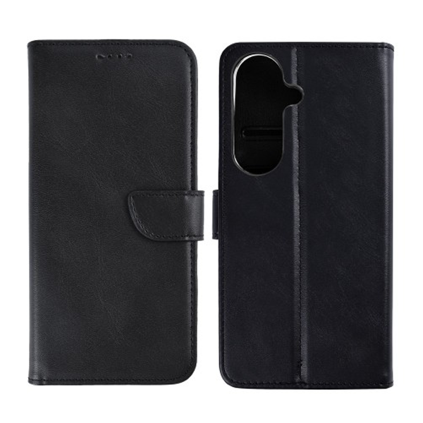 Rixus Flip Book Cover Tasche Schutz-Hülle Case passend für Samsung Galaxy S26 (S942), schwarz