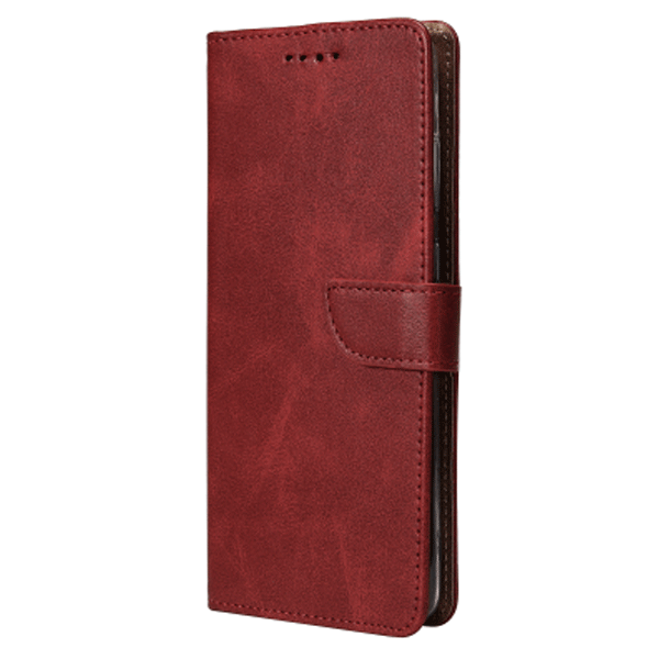 Rixus Flip-Hülle Wallet passend für Samsung Galaxy A16 A165F, A16 5G (A166B) mit Standfunktion, rot