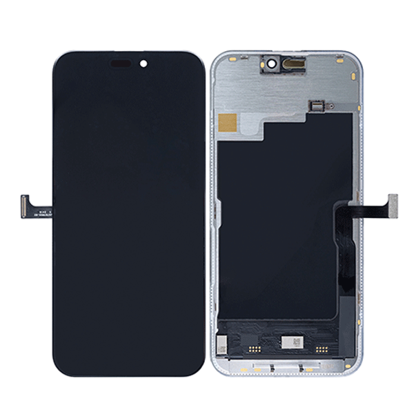 LCD Display (Soft-OLED) + Touchscreen kompatibel mit Apple iPhone 15 Pro Max, schwarz