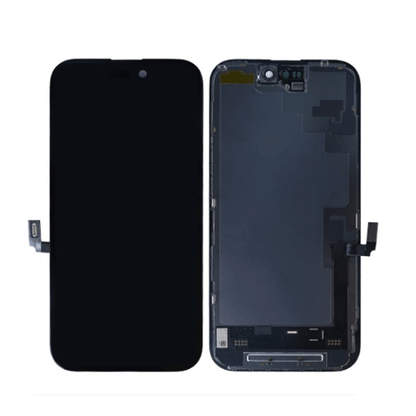 LCD Display (Soft-OLED) + Touchscreen (120Hz) kompatibel mit iPhone 16 (IC Removable), schwarz