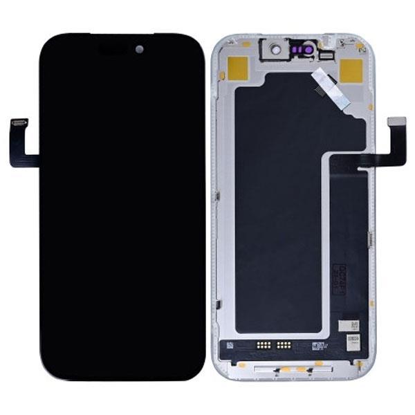 LCD Display (Soft-OLED) + Touchscreen (120Hz) kompatibel mit iPhone 17 Pro (IC Removable), schwarz