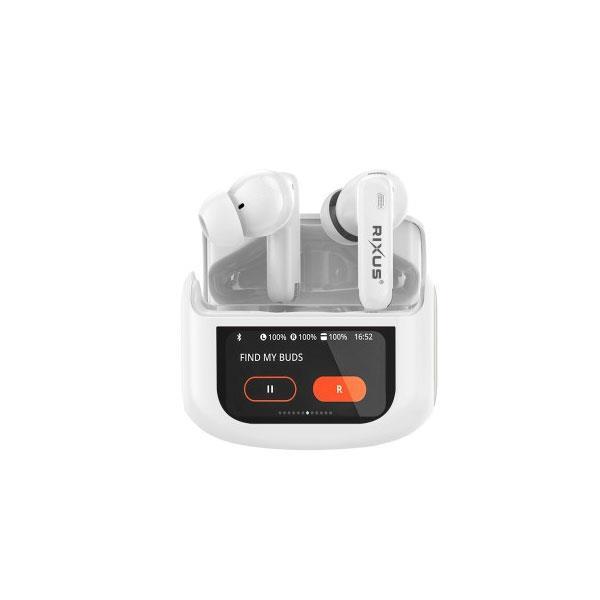 Rixus RXBH63W Wireless Earbuds mit Touch Case Pro, weiss