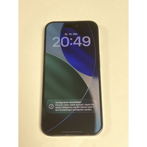 Apple iPhone 15 Pro 128GB, Titan Blau – Zustand: Neuwertig