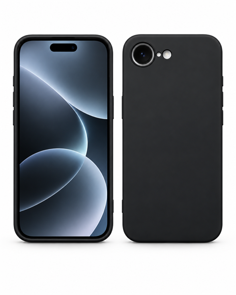 starfix Air Silikon-Hülle passend für Apple iPhone 16e, 17e, schwarz