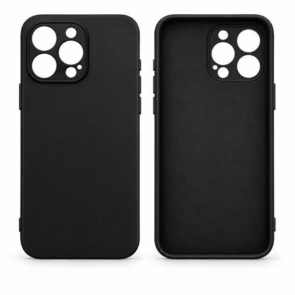 starfix Air Silikon-Hülle passend für Apple iPhone 16 Pro Max, schwarz