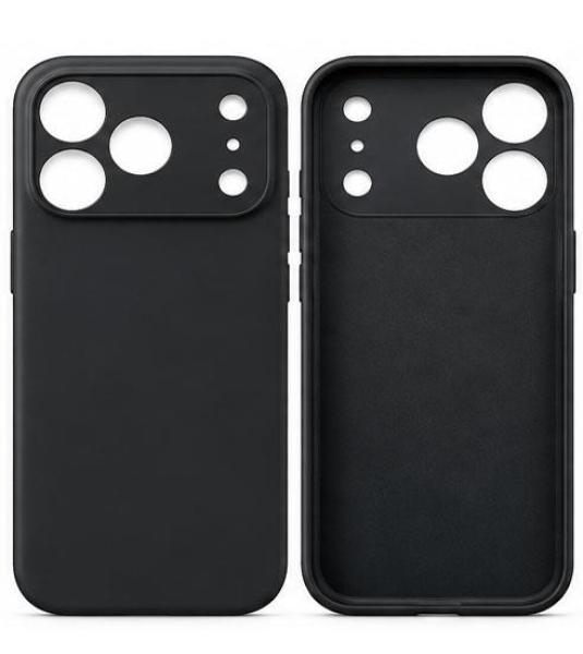 starfix Air Silikon-Hülle passend für Apple iPhone 17 Pro Max, schwarz