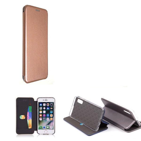 starfix Leder Flip-Tasche für Samsung Galaxy Note 10+ PLUS rosegold