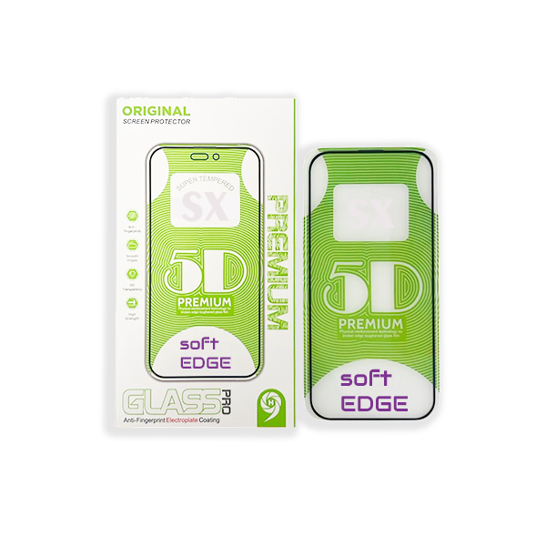 starfix Soft-Edge Displayschutz-Glas passend für Apple iPhone 17 PRO, schwarz