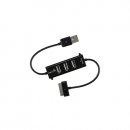 Kallin USB-Hub für iPhone / iPod / iPad schwarz