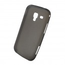 Ultradünne Frostcover Case für Samsung Galaxy ACE 2 i8160 schwarz