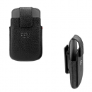 BlackBerry ACC-50879-201 Leder-Holster mit Drehclip für Q10