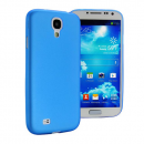 Trendy8 Ultra Slim FrostCover für Samsung Galaxy S4 blau/transparent