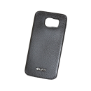 starfix Silikon-Hülle Cover Case Tasche Leder Optik für Samsung Galaxy S6 edge+ schwarz
