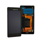 Sony Xperia M4 Aqua E2303 LCD Einheit inkl. Displayrahmen schwarz
